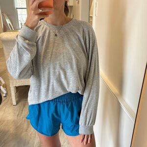 Free Fly Apparel heather grey lightweight crew neck